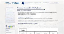 Desktop Screenshot of blogdesexperts.infotel.com