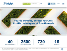 Tablet Screenshot of infotel.com