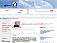 Tablet Screenshot of lapam.infotel.it