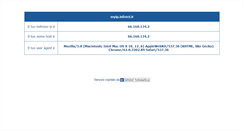 Desktop Screenshot of myip.infotel.it